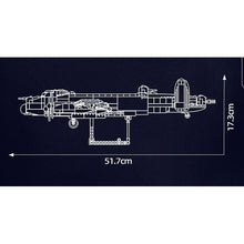 Load image into Gallery viewer, 1382PCS MOC Military MK1 Lancaster Avro 691 Lancastrian Air Fighter Plane Model Toy Building Block Brick Gift Kids DIY Set New 1:44
