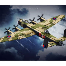 Load image into Gallery viewer, 1382PCS MOC Military MK1 Lancaster Avro 691 Lancastrian Air Fighter Plane Model Toy Building Block Brick Gift Kids DIY Set New 1:44
