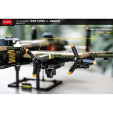Load image into Gallery viewer, 1382PCS MOC Military MK1 Lancaster Avro 691 Lancastrian Air Fighter Plane Model Toy Building Block Brick Gift Kids DIY Set New 1:44
