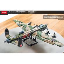 Load image into Gallery viewer, 1382PCS MOC Military MK1 Lancaster Avro 691 Lancastrian Air Fighter Plane Model Toy Building Block Brick Gift Kids DIY Set New 1:44
