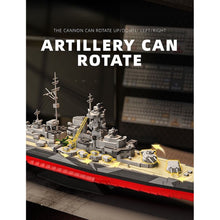 Load image into Gallery viewer, 2738PCS MOC Military Large Schlachtschiff Tirpitz Battleship Model Toy Building Block Brick Gift Kids DIY Set New 1:300
