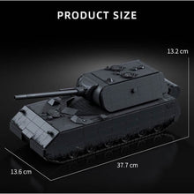 Load image into Gallery viewer, 2416PCS MOC Military Large Grey Panzer VIII Maus Heavy Tank Figure Model Toy Building Block Brick Gift Kids DIY Set New 1:28
