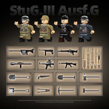 Load image into Gallery viewer, 940PCS MOC Military StuG.III Ausf.G Sturmgeschütz III Tank Figure Model Toy Building Block Brick Gift Kids DIY Set New
