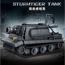 Load image into Gallery viewer, 711PCS MOC Military Sturm Tiger Tank Figure Model Toy Building Block Brick Gift Kids DIY Set New
