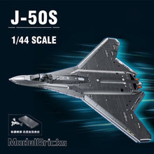 Load image into Gallery viewer, 879PCS MOC Military J-50S Sixth Stealth Air Fighter Jet Figure Model Toy Building Block Brick Gift Kids DIY Set New 1:44

