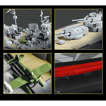 Load image into Gallery viewer, 2738PCS MOC Military Large Schlachtschiff Tirpitz Battleship Model Toy Building Block Brick Gift Kids DIY Set New 1:300
