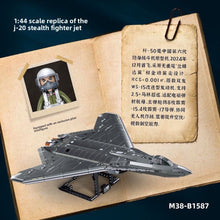 Load image into Gallery viewer, 879PCS MOC Military J-50S Sixth Stealth Air Fighter Jet Figure Model Toy Building Block Brick Gift Kids DIY Set New 1:44
