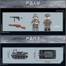 Load image into Gallery viewer, 711PCS MOC Military Sturm Tiger Tank Figure Model Toy Building Block Brick Gift Kids DIY Set New
