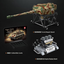 Load image into Gallery viewer, 1868PCS MOC Military Tiger I Early 812 Das Reich Tank Figure Model Toy Building Block Brick Gift Kids DIY Set New 1:28
