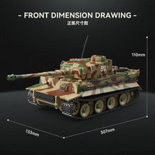 Load image into Gallery viewer, 1868PCS MOC Military Tiger I Early 812 Das Reich Tank Figure Model Toy Building Block Brick Gift Kids DIY Set New 1:28
