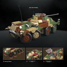 Load image into Gallery viewer, 875PCS MOC Military Sd.Kfz.234/1 Schwerer Panzerkampfwagen Puma IFV Figure Model Toy Building Block Brick Gift Kids DIY Set New 1:28

