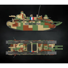 Load image into Gallery viewer, 1766PCS MOC Military CHAR 2C Tank Model Toy Building Block Brick Gift Kids DIY Set New 1:35
