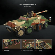 Load image into Gallery viewer, 835PCS MOC Military Sd.Kfz.234/4 Schwerer Panzerkampfwagen Puma IFV Figure Model Toy Building Block Brick Gift Kids DIY Set New 1:28
