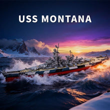 Load image into Gallery viewer, 2956PCS MOC Military Large USS Montana Class Battleship BB-67 Model Toy Building Block Brick Gift Kids DIY Set New 1:300
