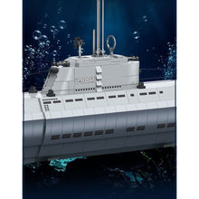 Load image into Gallery viewer, 1469PCS MOC Military Large Type U XXI Submarine Model Toy Building Block Brick Gift Kids DIY Set New
