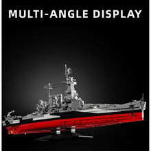 Load image into Gallery viewer, 2662PCS MOC Military Large USS North Carolina Class Battleship Ship BB-55 Model Toy Building Block Brick Gift Kids DIY Set New 1:300

