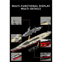 Load image into Gallery viewer, 2956PCS MOC Military Large USS Montana Class Battleship BB-67 Model Toy Building Block Brick Gift Kids DIY Set New 1:300
