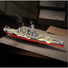 Load image into Gallery viewer, 2662PCS MOC Military Large USS North Carolina Class Battleship Ship BB-55 Model Toy Building Block Brick Gift Kids DIY Set New 1:300
