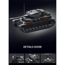 Load image into Gallery viewer, 753PCS MOC Military Panzer IV G Tank Model Toy Building Block Brick Gift Kids DIY Set New
