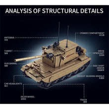 Load image into Gallery viewer, 928PCS MOC Military FV4005 Tank Figure Model Toy Building Block Brick Gift Kids Set New
