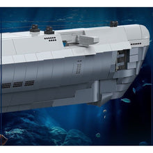 Load image into Gallery viewer, 1469PCS MOC Military Large Type U XXI Submarine Model Toy Building Block Brick Gift Kids DIY Set New
