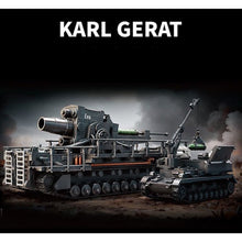 Load image into Gallery viewer, 4706PCS MOC Military Large Karl Gerat Model Toy Building Block Brick Gift Kids DIY Set New 1:28
