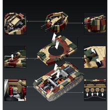 Load image into Gallery viewer, 1474PCS MOC Military Flakpanzer IV Wirbelwind Tank Model Toy Building Block Brick Gift Kids DIY Set New 1:28
