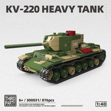 Load image into Gallery viewer, 876PCS MOC Military KV-220 Heavy Tank Model Toy Building Block Brick Gift Kids DIY Set New 1:40
