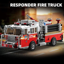 Load image into Gallery viewer, 1052PCS MOC Red Responder Fire Engine Truck Model Toy Building Block Brick Gift Kids DIY Set New
