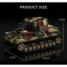 Load image into Gallery viewer, 1474PCS MOC Military Flakpanzer IV Wirbelwind Tank Model Toy Building Block Brick Gift Kids DIY Set New 1:28

