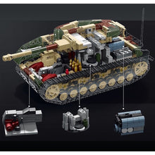 Load image into Gallery viewer, 1641PCS MOC Military Panzer IV H Tank Figure Model Toy Building Block Brick Gift Kids DIY Set New 1:28
