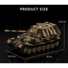Load image into Gallery viewer, 1750PCS MOC Military Large Jagdpanzer Tiger/P Elephant Tank Destroyer Figure Model Toy Building Block Brick Gift Kids DIY Set New 1:28
