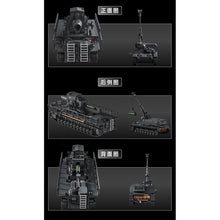 Load image into Gallery viewer, 4706PCS MOC Military Large Karl Gerat Model Toy Building Block Brick Gift Kids DIY Set New 1:28
