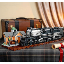 Load image into Gallery viewer, 1277PCS MOC Union Pacific Big Boy Steam Locomotive Train Station Scene Model Toy Building Block Brick Gift Kids DIY Set New
