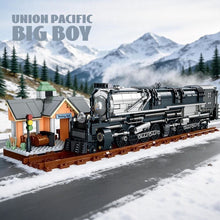 Load image into Gallery viewer, 1277PCS MOC Union Pacific Big Boy Steam Locomotive Train Station Scene Model Toy Building Block Brick Gift Kids DIY Set New
