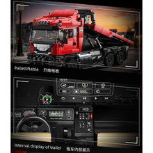 Load image into Gallery viewer, 1728PCS MOC Technic Speed Red Scania Truck Trailer Set Sports Car Model Toy Building Block Brick Gift Kids DIY Set New
