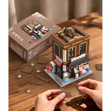 Load image into Gallery viewer, 1292PCS MOC City Street Bookstore Shop Figure Light Model Toy Building Block Brick Gift Kids DIY Set New
