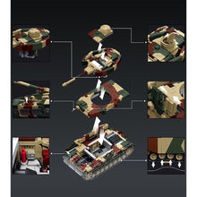 Load image into Gallery viewer, 1641PCS MOC Military Panzer IV H Tank Figure Model Toy Building Block Brick Gift Kids DIY Set New 1:28
