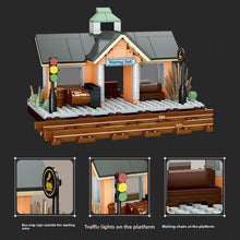 Load image into Gallery viewer, 1277PCS MOC Union Pacific Big Boy Steam Locomotive Train Station Scene Model Toy Building Block Brick Gift Kids DIY Set New
