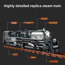 Load image into Gallery viewer, 1277PCS MOC Union Pacific Big Boy Steam Locomotive Train Station Scene Model Toy Building Block Brick Gift Kids DIY Set New

