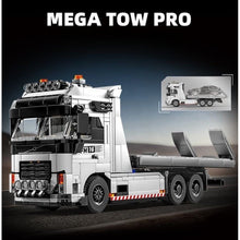 Load image into Gallery viewer, 670PCS MOC Military Technic Speed White FH16 Mega Flatbed Tow Pro Truck Model Toy Building Block Brick Gift Kids DIY Set New
