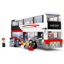 Load image into Gallery viewer, 741PCS MOC City Tour Double Decker Bus Figure Model Toy Building Block Brick Gift Kids Compatible Lego

