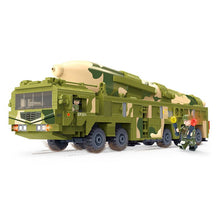 Load image into Gallery viewer, 986PCS Military WW2 DF-21 Medium Range Ballistic Missile Truck Figure Model Toy Building Block Brick Gift Kids Compatible Lego
