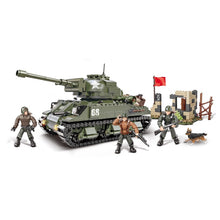 Load image into Gallery viewer, 920PCS Military M4 Sherman Capital Tank Model Figures Building Block Brick Toy Gift Set Kids New Compatible Lego
