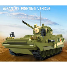 Load image into Gallery viewer, 752PCS Military WW2 ZBD-04 Infantry Fighting Combat Vehicle Figure Model Toy Building Block Brick Gift Kids Compatible Lego

