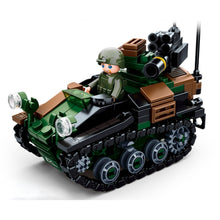 Load image into Gallery viewer, 245PCS Military WW2 Wiesel Airborne Combat Vehicle Figure Model Toy Building Block Brick Gift Kids Compatible Lego
