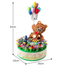Load image into Gallery viewer, 452PCS Music Box Creative Brown Bear Model Toy Building Block Brick Gift Set Kids New Compatible Lego
