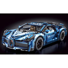 Load image into Gallery viewer, 3728PCS MOC Technic Large Blue Bugatti Veyron Super Racing Sports Car Model Toy Building Block Brick Gift Kids Compatible Lego
