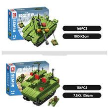 Load image into Gallery viewer, 545PCS Military WW2 4in3 Z-9 Tank Air Fighter Aircraft Helicopter Model Toy Building Block Brick Gift Kids Compatible Lego
