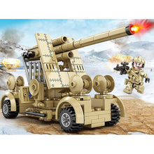 Load image into Gallery viewer, 697PCS MOC Military WW2 4in1 Metre Wave Radar Truck Vehicle Figure Model Toy Building Block Brick Gift Kids
